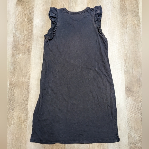 Universal Thread Charcoal Gray Sleeveless Dress Ruffle Trim - Picture 6 of 9